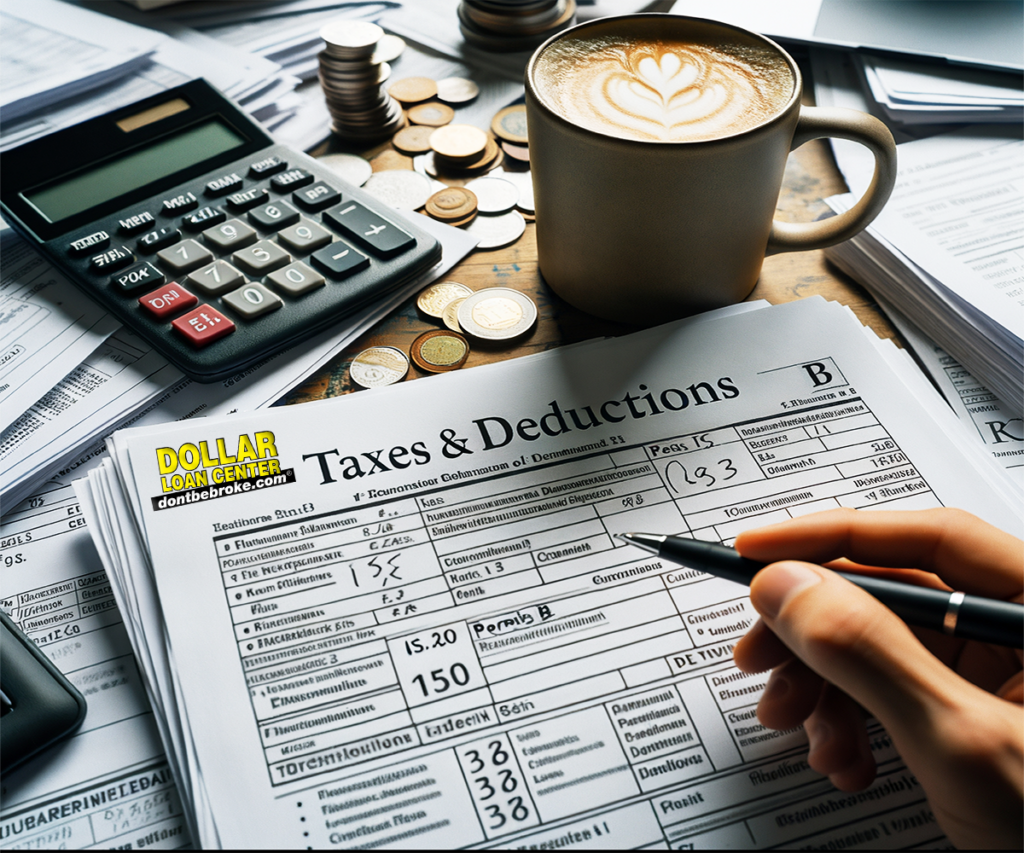 Itemized deductions form - Dollar Loan Center