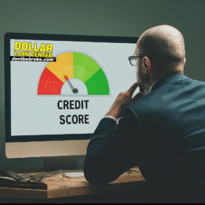 A man learning how to utilize his credit score on dontbebroke.com