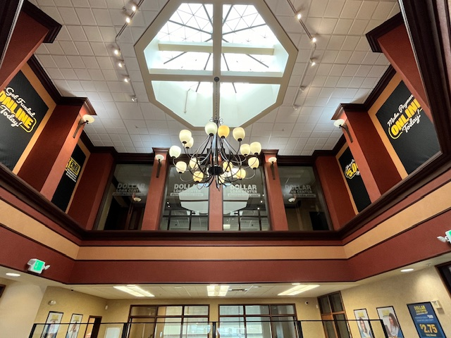 Dollar Loan Center Pocatello, Idaho Lobby Ceiling