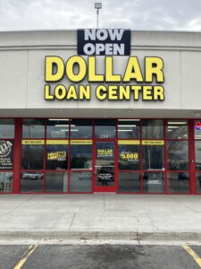 Dollar Loan Center Ogden Utah Exterior Entrance Now Open